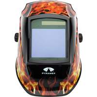Leadhead&reg; Auto Darkening Welding Helmet, 3.8" L x 3.4" W View Area, 9 - 13 Shade Range Cantin et fils