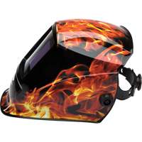 Leadhead&reg; Auto Darkening Welding Helmet, 3.8" L x 3.4" W View Area, 9 - 13 Shade Range Cantin et fils