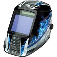 Leadhead&reg; Auto Darkening Welding Helmet, 3.8" L x 3.4" W View Area, 9 - 13 Shade Range Cantin et fils