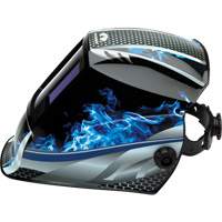 Leadhead&reg; Auto Darkening Welding Helmet, 3.8" L x 3.4" W View Area, 9 - 13 Shade Range Cantin et fils