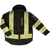 Ripstop 4-in-1 Safety Jacket, Polyester, Black, X-Small Cantin et fils