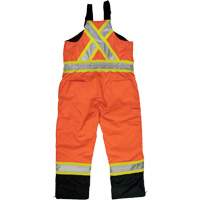 Ripstop Insulated Safety Bib Overall, Polyester, X-Small, High Visibility Orange Cantin et fils