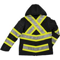 Womens Insulated Flex Safety Jacket, Polyester, Black, X-Small Cantin et fils