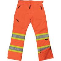 Pantalon de s&eacute;curit&eacute; isolant et extensible pour femmes, Polyester, Petit, Orange haute visibilit&eacute; Cantin et fils