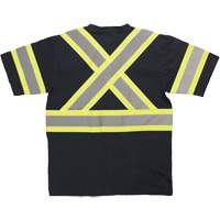 Chemise de s&eacute;curit&eacute; &agrave; manches courtes, Coton, T-petit, Noir Cantin et fils