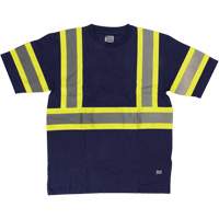 Chemise de s&eacute;curit&eacute; &agrave; manches courtes, Coton, T-petit, Bleu marin Cantin et fils