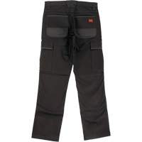 Pantalon de travail WP100, Coton/Spandex, Noir, Taille 0, Entrejambe 30 Cantin et fils