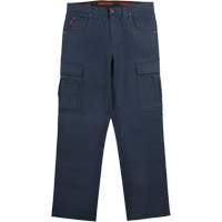 Pantalon de travail WP100, Coton/Spandex, Bleu marin, Taille 0, Entrejambe 30 Cantin et fils