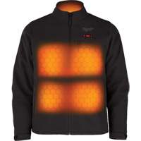 M12 Heated Toughshell Jacket with Battery, Men's, Small, Black Cantin et fils
