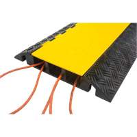 Polyurethane Cable Protector, 3 Channels, 35.43" L x 19.69" W x 3" H Cantin et fils