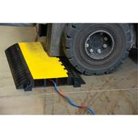 Polyurethane Cable Protector, 3 Channels, 35.43" L x 19.69" W x 3" H Cantin et fils
