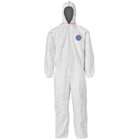SFR Coveralls with Hood, Medium, White, Tyvek&reg; 400 Cantin et fils