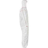 SFR Coveralls with Hood, Medium, White, Tyvek&reg; 400 Cantin et fils