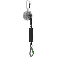 V-TEC ALTAKS Personal Fall Limiter-Cable, 10', Galvanized Steel, Swivel Cantin et fils