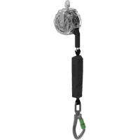 V-TEC ALTAKS Personal Fall Limiter-Cable, 10', Galvanized Steel, Swivel Cantin et fils