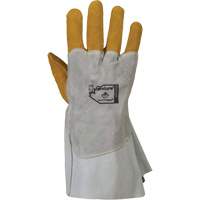 Gants de soudage 335DBP Endura, Cuir de vache refendu/Cuir d'&eacute;lan refendu, Taille Petit Cantin et fils
