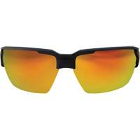 Pumori Safety Glasses, Red/Mirror Lens, Anti-Scratch, ANSI Z87+/MCEPS GL-PD 10-12/Meets/Exceeds CSA Z94.3 Cantin et fils