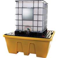 Palette de d&eacute;versements IBC, Capacit&eacute; de d&eacute;versement 333 gal. US, 66" x 66" x 27,5" Cantin et fils