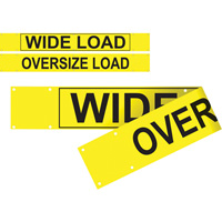 Banni&egrave;re wide load/oversized load &agrave; deux c&ocirc;t&eacute;s, Vinyle, 96" la x 12" h Cantin et fils