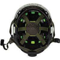 Casque de s&eacute;curit&eacute; d'escalade Fibre Metal, R&eacute;pond aux normes CSA type 2, Suspension Rochet, Ventil&eacute; Cantin et fils