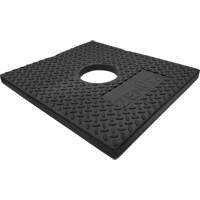 Rubber Delineator Post Base, 10 lbs. Cantin et fils