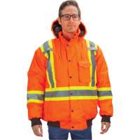Waterproof 7-in-1 Winter Parka, High Visibility Orange, Large Cantin et fils