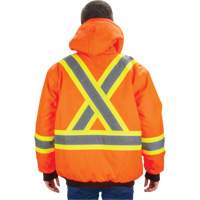 Waterproof 7-in-1 Winter Parka, High Visibility Orange, Large Cantin et fils
