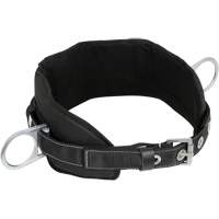 WB-6020-M Safety Positioning 2 Side D-Rings Belt with Padded Lumbar Support - Medium Cantin et fils