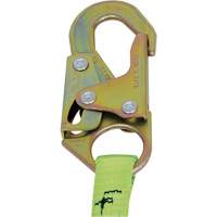 SA-5405-4 Shock Absorbing Lanyard, 4', Snap Hook Center, Snap Hook Leg Ends, Polyester Cantin et fils
