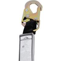 SA-54000-6 Shock Absorbing Lanyard, 6', Snap Hook Center, Snap Hook Leg Ends, Polyester Cantin et fils