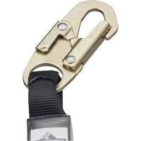 SA-5500-4 Shock Absorbing Lanyard, 4', Snap Hook Center, Snap Hook Leg Ends, Galvanized Steel Cantin et fils