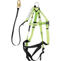 FBH-10000A5440-4 4' Class A Harness & Lanyard with 220 lbs. Capacity, Harness/Lanyard Combo Cantin et fils