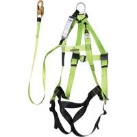 FBH-10000A6440-4 4' Class A Harness & Lanyard with 350 lbs. Capacity, Harness/Lanyard Combo Cantin et fils