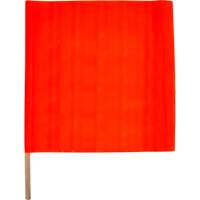 Drapeau de s&eacute;curit&eacute; routi&egrave;re, Mailles, Avec manche Cantin et fils