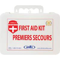 Shield First Aid Kit, Meets/Exceeds CSA Z1220-24 Type 2 Low-Risk Environment, Small (2-25 Workers) Cantin et fils