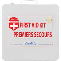 Shield First Aid Kit, Meets/Exceeds CSA Z1220-24 Type 2 Low-Risk Environment, Medium (26-50 Workers) Cantin et fils