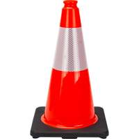 Premium Traffic Cone, 18", Orange, 6" Reflective Collar(s) Cantin et fils
