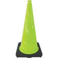 Premium Traffic Cone, 18", Lime Green Cantin et fils