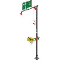 Douche combin&eacute;e avec cuvette ouverte en ABS et entr&eacute;e sup&eacute;rieure, Socle Cantin et fils