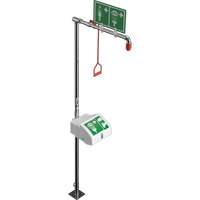 Douche combin&eacute;e avec cuvette ferm&eacute;e en ABS et entr&eacute;e inf&eacute;rieure, Socle Cantin et fils