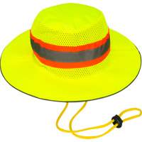 Chapeau de p&ecirc;cheur &agrave; refroidissement par &eacute;vaporation, Lime haute visibilit&eacute; Cantin et fils