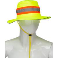 Chapeau de p&ecirc;cheur &agrave; refroidissement par &eacute;vaporation, Lime haute visibilit&eacute; Cantin et fils