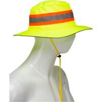 Chapeau de p&ecirc;cheur &agrave; refroidissement par &eacute;vaporation, Lime haute visibilit&eacute; Cantin et fils