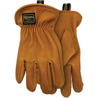 Gants r&eacute;sistants &agrave; la coupe The Duke 597CR, Taille Moyen, Enveloppe en Cuir de vache/Para-aramide/Polyester/Acier inoxydable, ASTM ANSI niveau A5 Cantin et fils