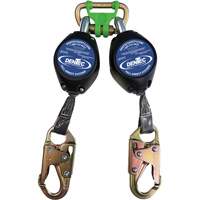 Self Retracting Lanyard with Composite Housing, 7', Web, Swivel Cantin et fils