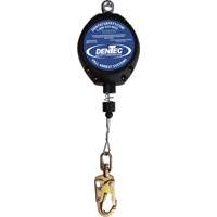 Cable Self Retracting Lanyard with Composite Housing, 20', Swivel Cantin et fils