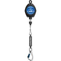 Self-Retracting Lifeline, 20', Galvanized Steel, Swivel Cantin et fils