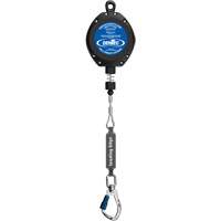 Self-Retracting Lifeline, 30', Galvanized Steel, Swivel Cantin et fils
