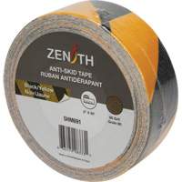 Ruban antid&eacute;rapant, 2" x 60', Noir & jaune Cantin et fils