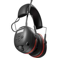 Black & Red Air Defender AM/FM Earmuffs, Headband Style, 24 dB Cantin et fils